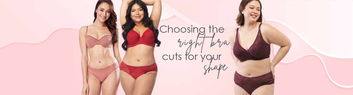 Choosing the right bra cuts for your shape