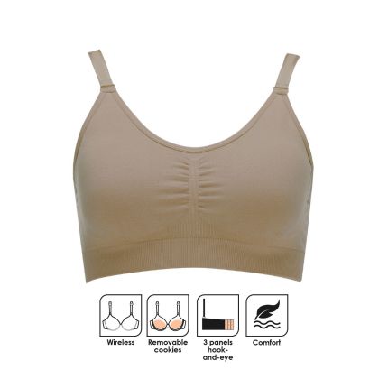 Buy DISOLVE� Sports Bra for Girls and Women Free Size (28 Till 34) (B,  Black) at