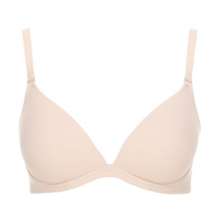 judy padded deep v wireless bra