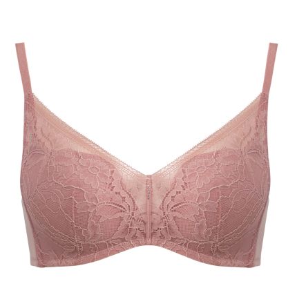 jaleesa lace trimmed wireless bra