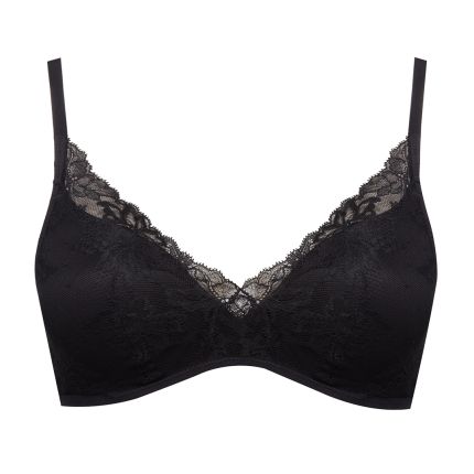 delina lace wireless racerback bra