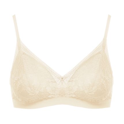 cute lace overlap triangle bra