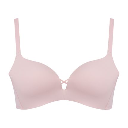 JESSIE CRISS CROSSED SEAMLESS PADDED WIRELESS BRA