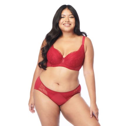 RIVERA HIGH PANELED DEMI CONTOUR BRA