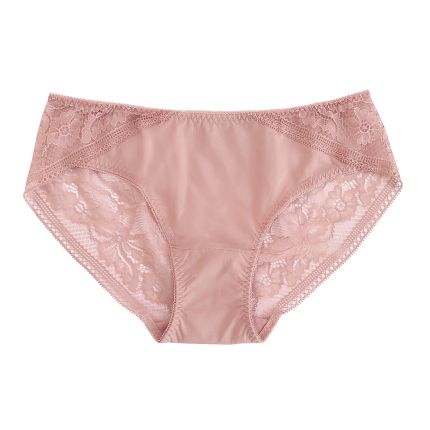 symmetrical lace sheer bikini panty