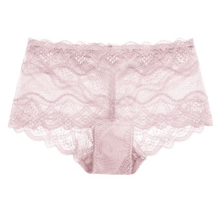 floral full lace boyleg panty