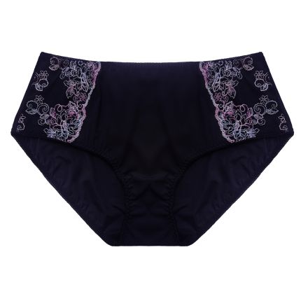 bianca plus size delicate floral laced hip hugger boyshort panty