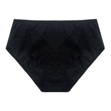 briella flushed soft lace floral boyshort panty