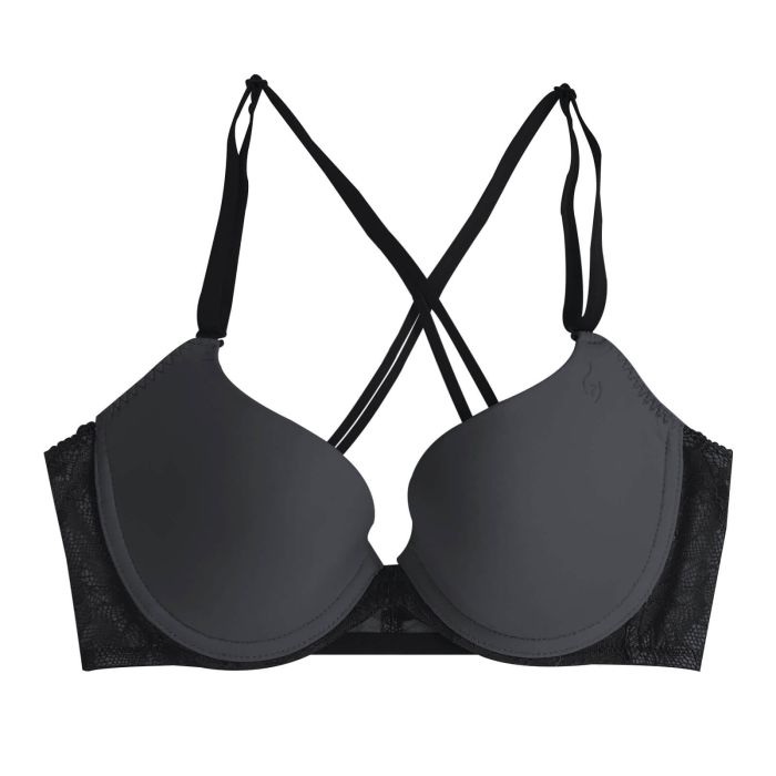 Buy blackktail's Pack of 3 Seamless Non-Wired Padded Pushup Bras Assorted  at